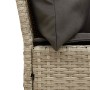 Sofá de jardín con cojines ratán sintético gris claro von , Gartensets - Ref: Foro24-3365334, Preis: 612,31 €, Rabatt: %