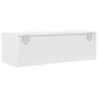 Mueble de TV de madera de ingeniería blanco 80x31x25,5 cm von , TV-Möbel - Ref: Foro24-861508, Preis: 56,37 €, Rabatt: %