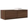 Mueble de TV madera contrachapada roble marrón 80x31x25,5 cm de , Muebles TV - Ref: Foro24-861520, Precio: 54,01 €, Descuento: %
