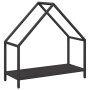 Leñero negro 60x25x60 cm Acero laminado en frío by , Firewood bags and holders - Ref: Foro24-864303, Price: 36,66 €, Discount: %