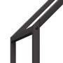 Leñero negro 60x25x60 cm Acero laminado en frío by , Firewood bags and holders - Ref: Foro24-864303, Price: 36,66 €, Discount: %