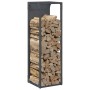 Leñero antracita 25x25x80 cm Acero laminado en frío by , Firewood bags and holders - Ref: Foro24-864265, Price: 44,17 €, Disc...