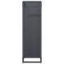 Leñero antracita 25x25x80 cm Acero laminado en frío by , Firewood bags and holders - Ref: Foro24-864265, Price: 44,17 €, Disc...