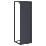 Leñero antracita 25x25x80 cm Acero laminado en frío by , Firewood bags and holders - Ref: Foro24-864265, Price: 44,17 €, Disc...