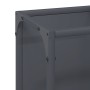 Leñero antracita 25x25x80 cm Acero laminado en frío by , Firewood bags and holders - Ref: Foro24-864265, Price: 44,17 €, Disc...