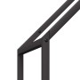 Leñero negro 40x25x120 cm Acero laminado en frío by , Firewood bags and holders - Ref: Foro24-864299, Price: 50,66 €, Discoun...