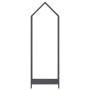 Leñero antracita 40x25x120 cm Acero laminado en frío by , Firewood bags and holders - Ref: Foro24-864301, Price: 51,22 €, Dis...