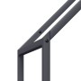 Leñero antracita 40x25x120 cm Acero laminado en frío by , Firewood bags and holders - Ref: Foro24-864301, Price: 51,22 €, Dis...