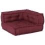 Puff modular de tela color granate 140x70x36 cm by , Cushions for chairs and sofas - Ref: Foro24-4019032, Price: 173,96 €, Di...