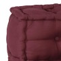 Puff modular de tela color granate 140x70x36 cm by , Cushions for chairs and sofas - Ref: Foro24-4019032, Price: 173,96 €, Di...