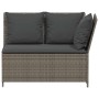 Set de sofá de jardín 3 pzas y cojines ratán sintético gris von , Gartensets - Ref: Foro24-3365343, Preis: 434,93 €, Rabatt: %