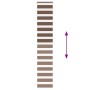 Estor cebra marrón 40x200 cm tejido ancho 35,9 cm poliéster by , Blinds and blinds - Ref: Foro24-4014353, Price: 17,48 €, Dis...