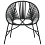 Juego de sillas de jardín 3 piezas ratán sintético negro by , Garden chairs - Ref: Foro24-4009292, Price: 161,10 €, Discount: %