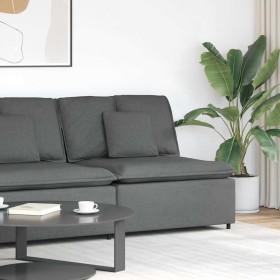 Sofá modular con módulo central y cojines gris oscuro 100 cm von , Unidades para sofás seccionales - Ref: Foro24-4104418, Pre...