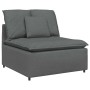 Sofá modular con módulo central y cojines gris oscuro 100 cm von , Unidades para sofás seccionales - Ref: Foro24-4104418, Pre...