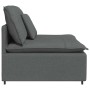 Sofá modular con módulo central y cojines gris oscuro 100 cm von , Unidades para sofás seccionales - Ref: Foro24-4104418, Pre...