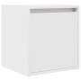 Mesillas de noche de pared 2 uds blanco 38x34x40 cm de , Mesitas de noche - Ref: Foro24-861230, Precio: 66,17 €, Descuento: %