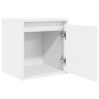 Mesillas de noche de pared 2 uds blanco 38x34x40 cm de , Mesitas de noche - Ref: Foro24-861230, Precio: 66,17 €, Descuento: %