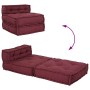 Puf modular tela granate 70x70x54 cm von , Kissen für Stühle und Sofas - Ref: Foro24-4019030, Preis: 136,17 €, Rabatt: %