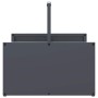 Leñero antracita 40x40x40 cm Acero laminado en frío by , Firewood bags and holders - Ref: Foro24-864273, Price: 41,19 €, Disc...