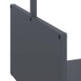 Leñero antracita 40x40x40 cm Acero laminado en frío by , Firewood bags and holders - Ref: Foro24-864273, Price: 41,19 €, Disc...