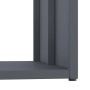 Leñero antracita 40x40x40 cm Acero laminado en frío de , Bolsas y soportes de leña - Ref: Foro24-864273, Precio: 42,73 €