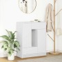 Aparador con cajones y puertas blanco 73x31x90 cm by , Sideboards - Ref: Foro24-861850, Price: 96,32 €, Discount: %