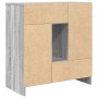 Aparador con cajones y puertas gris Sonoma 70,5x34x74,5 cm by , Sideboards - Ref: Foro24-861846, Price: 96,45 €, Discount: %