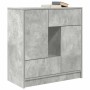 Aparador con cajones y puertas gris hormigón 70,5x34x74,5 cm by , Sideboards - Ref: Foro24-861844, Price: 94,00 €, Discount: %