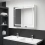 Bathroom cabinet with bright white LED mirror 80x12x68 cm by vidaXL, bathroom vanities - Ref: Foro24-326517, Price: 147,43 €,...