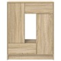Aparador con cajones y puertas roble Sonoma 73x31x90 cm de , Aparadores - Ref: Foro24-861852, Precio: 96,88 €, Descuento: %