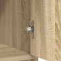 Aparador con cajones y puertas roble Sonoma 73x31x90 cm de , Aparadores - Ref: Foro24-861852, Precio: 96,88 €, Descuento: %