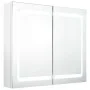 Bathroom cabinet with bright white LED mirror 80x12x68 cm by vidaXL, bathroom vanities - Ref: Foro24-326517, Price: 147,43 €,...