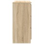 Aparador de roble Sonoma 80x35x76 cm de madera de ingeniería by , Sideboards - Ref: Foro24-861735, Price: 98,62 €, Discount: %