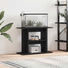 Soporte para acuario de madera de roble negro 80x35x60 cm von , Aquarium unterstützt - Ref: Foro24-862149, Preis: 53,09 €, Ra...
