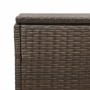Caja de almacenaje jardín ratán sintético marrón 110x50x58 cm by , Outdoor storage boxes - Ref: Foro24-4104070, Price: 107,34...