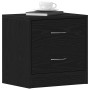 Mesillas de noche 2 uds roble negro 40x30x40 cm de , Mesitas de noche - Ref: Foro24-862005, Precio: 86,36 €, Descuento: %