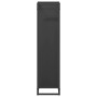 Leñero negro 25x25x100 cm Acero laminado en frío von , Brennholztaschen und -halter - Ref: Foro24-864267, Preis: 58,13 €, Rab...