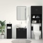 Mueble de baño para lavabo de madera de roble negro 60x33x60 cm von , Badezimmermöbel - Ref: Foro24-862013, Preis: 52,24 €, R...