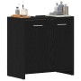 Mueble de baño para lavabo de madera de roble negro 60x33x60 cm von , Badezimmermöbel - Ref: Foro24-862013, Preis: 52,24 €, R...