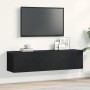 Mueble de TV de madera de roble negro 120x30x30,5 cm von , TV-Möbel - Ref: Foro24-862011, Preis: 76,77 €, Rabatt: %