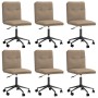 Sillas de comedor 6 unidades cuero sintético color capuchino de , Sillas de comedor - Ref: Foro24-3315715, Precio: 350,66 €, ...