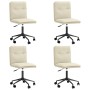Sillas de comedor 4 unidades cuero sintético color crema de , Sillas de comedor - Ref: Foro24-3315690, Precio: 234,47 €