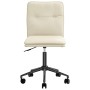 Sillas de comedor 4 unidades cuero sintético color crema de , Sillas de comedor - Ref: Foro24-3315690, Precio: 234,47 €