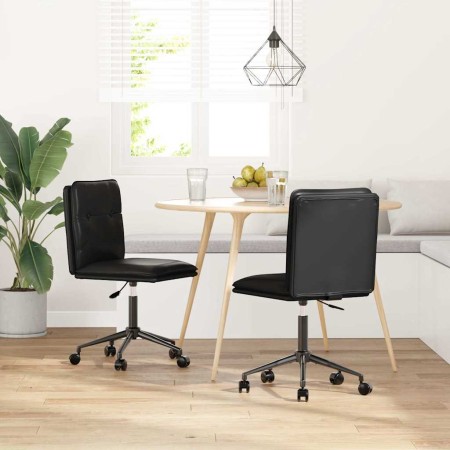 Sillas de comedor 2 unidades cuero sintético negro von , Essstühle - Ref: Foro24-3315424, Preis: 117,55 €, Rabatt: %