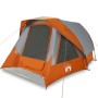 Tienda de campaña familiar 6 personas impermeable gris naranja by , tents - Ref: Foro24-4100669, Price: 121,31 €, Discount: %