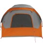 Tienda de campaña familiar 6 personas impermeable gris naranja by , tents - Ref: Foro24-4100669, Price: 121,31 €, Discount: %