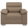 Sillón cuero sintético color capuchino 60 cm von , Sofas - Ref: Foro24-4105330, Preis: 171,30 €, Rabatt: %