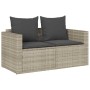 Set de muebles de jardín 5 pzas y cojines apilables gris claro by , Outdoor sofas - Ref: Foro24-4104168, Price: 250,75 €, Dis...