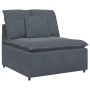 Sofá modular con módulo central y cojines gris oscuro 100 cm von , Unidades para sofás seccionales - Ref: Foro24-4104430, Pre...